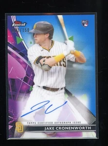 2021 Topps Finest  Finest Autographs Blue Refractor  FA-JC Jake Cronenworth /150 - Picture 1 of 2
