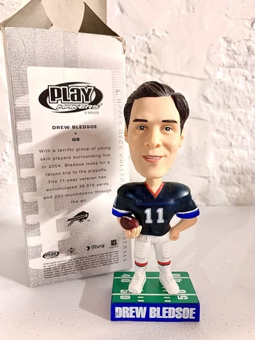 DREW BLEDSOE BUFFALO BILLS VINTAGE 2004 UPPER DECK PLAYMAKERS BOBBLEHEAD Cover