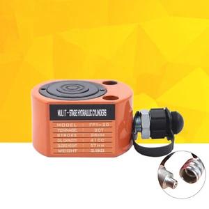 20-Ton Hydraulic Portable Ram Lifting Cylinder Stroke Porta Power Jack Tool - Bild 1 von 17