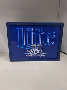 Vintage Lite Miller neon sign, Size 10.5x7.5x5 - Picture 1 of 6