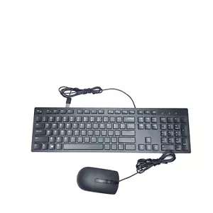 Tastiera e mouse Dell Infared nero modello KB216p computer desktop cablato - Foto 1 di 4
