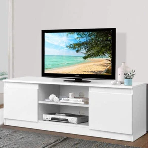 Artiss TV Cabinet Entertainment Unit 120cm White Anita - Picture 1 of 8