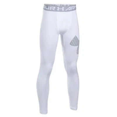 Pantalones Under Armour Blanco Armadura Logo Jóvenes Niño Talla XL L66125 Foto 1 de 3