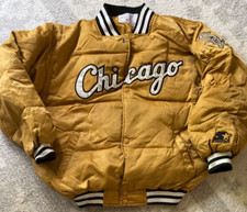 Classic Starter Satin Baseball Jacket - CHICAGO WHITE SOX - Ozzie Guillen