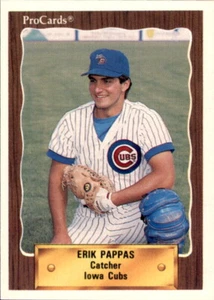 1990 Iowa Cubs ProCards #321 Erik Pappas Chicago Illinois IL - NM Baseball Card - Picture 1 of 2