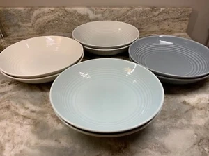 Gordon Ramsay Maze Pasta Bowls. Set Of 2. Choose Gray, Blue White. 9 Inch. New. - Picture 1 of 52