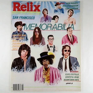 Relix Magazine San Francisco Memorabilia Issue Vol 8 #2 April 1981 Kroman Cover - Picture 1 of 3