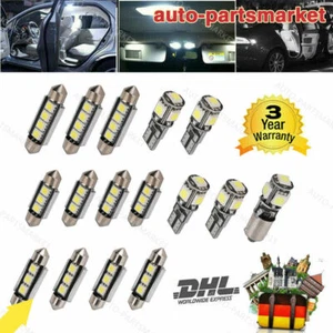16X SMD LED Innenraumbeleuchtung für 96-05 VW Passat B5 GP 3B 3BG Xenon Weiss - Bild 1 von 6