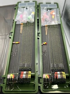 1X READY MADE CARP FISHING RIGS PLUS CARP RIG BOX COMES WITH 20 READY TIED RIGS - Picture 1 of 24