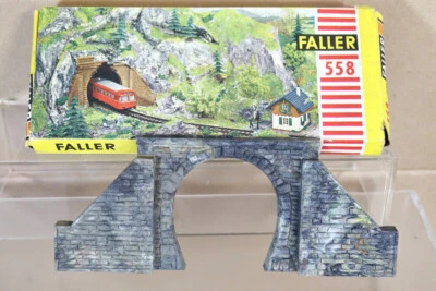 FALLER 558 HO GAUGE SINGLE TRACK TUNNEL PORTAL nz - Image 1 of 4
