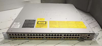CISCO CATALYST WS-C4948E V05 48 x RJ45 4 x 10GbE SFP+ SWITCH 2 PSU - Image 1 of 4