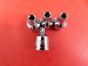 4 Pieces New 7/32 Sockets Bondhus 6 Point 3/8" Drive CHROME VANADIUM #38732 - Picture 1 of 1