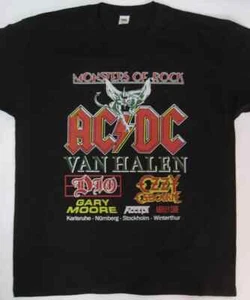 Monsters Of Rock T-Shirt Germany 1984 Sizes S to XXL New - Picture 1 of 2