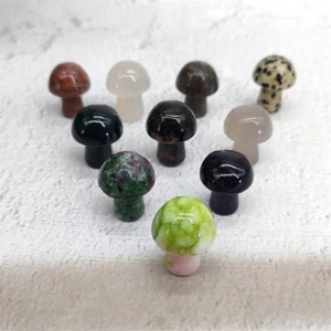 Entrega aleatoria 10 piezas cristal de cuarzo natural talla piedras preciosas curación - Imagen 1 de 16