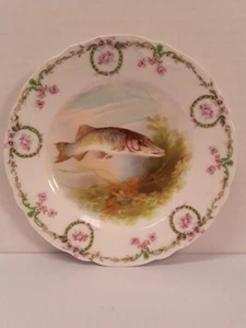 Z S & Co Mignon Bavaria 7"" Muskie Fischteller Dessert/Salatteller Zeh Scherzer - Bild 1 von 3