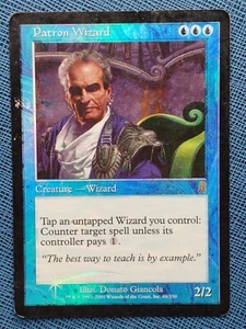 MTG 1x FOIL Patron Wizard (see pics) Odyssey Magic the Gathering - Picture 1 of 3