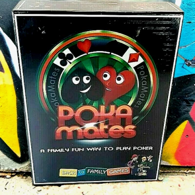 POKA MATES A Family Fun Way To Play Poker Back to Family Games 12 + Sealed - Image 1 of 4