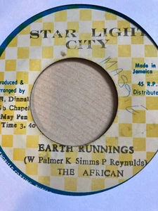 The African - Earth Runnings / Version 7" Star Light City 70s Reggae 45  mp3 - Picture 1 of 2