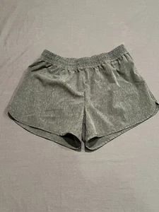 Pantalones Cortos de Correr Champion Para Mujer Gris Medio Calzoncillos Forrados Elastizados Gimnasio 3” Entrenamiento - Imagen 1 de 11