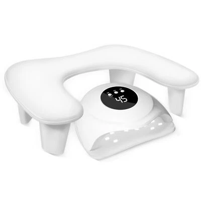 U Shape Arm Rest Nail Hand Pillow Detachable for Personal Salons Nails Tech UK - Image 1 of 4