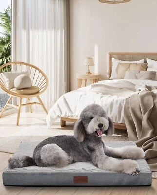 OhGeni 54 Inch Orthopedic Waterproof & Machine Washable Dog Bed, XXL, XL Dogs - Image 1 of 4