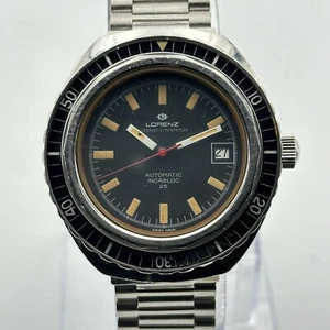 Lorenz Diver Scafograf Case Bakelite Bezel MaurenceMonkey - Imagen 1 de 13