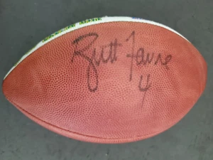 Brett Farve #4 GB Packers Hand Signed Commemorative SB XXI Football w/COA - Picture 1 of 4