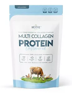 Polvere proteica idrolizzata multi-collagene (16 once) - tipi I II III V & X - G... - Foto 1 di 8
