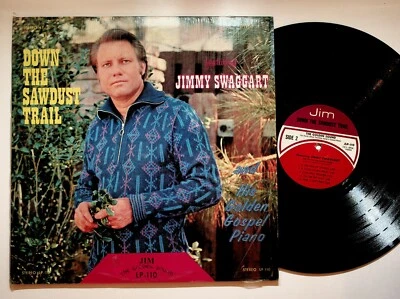 Jimmy Swaggart Down The Sawdust Trail LP Golden Gospel Piano JIM Records 110 - Imagem 1 de 2