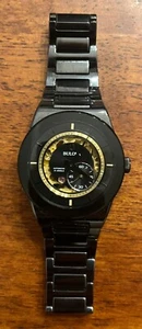 Bulova Millennia Men Automatic Open Aperture Black Ceramic Watch 41MM 98A291 - Picture 1 of 6