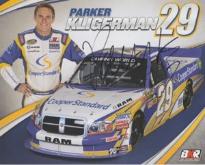 Cartolina Parker Kligerman 2012 firmata Cooper Standard Dodge Ram NASCAR CWTS - Foto 1 di 2