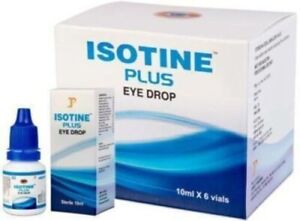 6 x gouttes pour les yeux Isotine Plus pure à base de plantes 100 % authentiques pour cataracte immature 10 ml