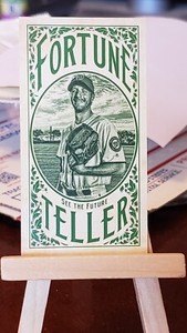 MAX SCHERZER - 2018 GYPSY QUEEN GREEN FORTUNE TELLER INSERT CARD #FTMS #38/99