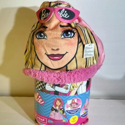 Barbie Children's Hooded Snuggle Wrap Cover Up Blanket Kids Girls Ken 29" x 55" - Изображение 1 из 4