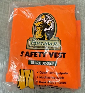 VBreaux Hunter Safety Vest - Blaze Orange Hunting Vest Made In USA - OSFM - Picture 1 of 2