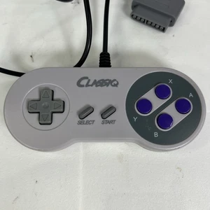 Classiq SNES Super Nintendo Controller Third Party Non OEM Used Tested - Picture 1 of 2