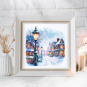Snow in the City 70-35 Counted Cross-Stitch Kit - Picture 1 of 12