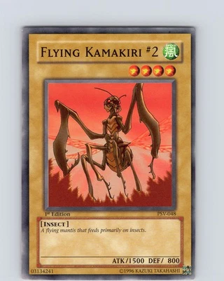 Yu-Gi-Oh TCG Flying Kamakiri #2 PSV-048 1st Edition Common Card NM - Image 1 of 2