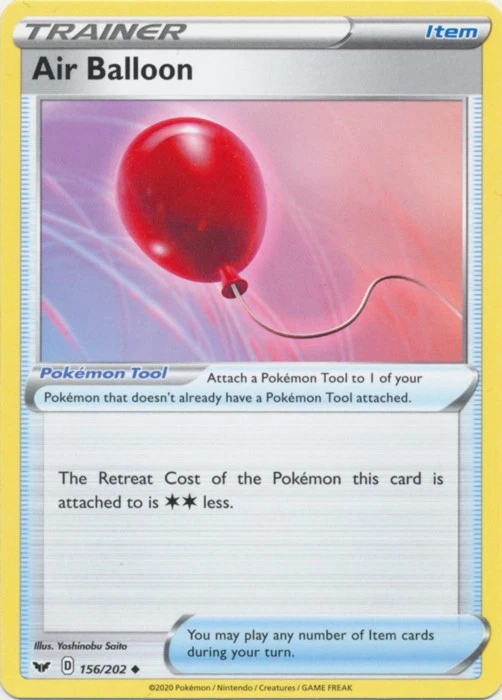 Air Balloon - 156/202 - Uncommon - Near Mint - Image 1 of 1