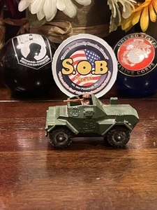 CORGI JUNIORS Daimler Scout Car Military 1:64 Green Diecast USED EX Condition - Picture 1 of 11