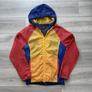 Primitive Skate - Full Zip Hooded Windbreaker Jacket - Red Yellow Blue - Small - Picture 1 of 8