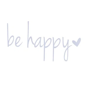 14 X7.5CM Car Stickers Be Happy Car Decals Auto Sticker Car Stickers - Afbeelding 1 van 11