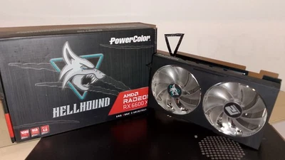 Powercolor Hellhound AMD Radeon RX 6600 XT 8GB GDDR6 Scheda grafica - Immagine 1 di 4