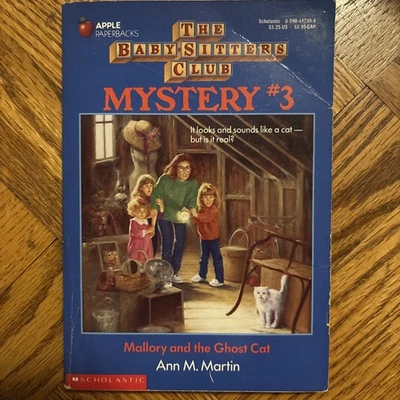 Baby-Sitters Club Mystery #3 Mallory and the Ghost Cat Ann M. Martin Book - Image 1 of 2