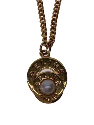 Collana CELINE Perla GLD donna con top usata