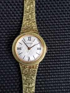 Citizen – vergoldete mechanische Damenarmbanduhr - Bild 1 von 2