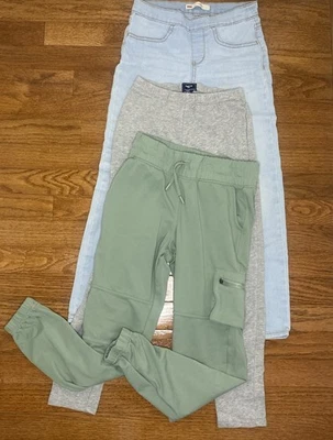 Lote de 3 Niñas Jóvenes Jeggings Pantalones Informales Levi’s Gap Tallas 7-8, 8-9 Foto 1 de 4