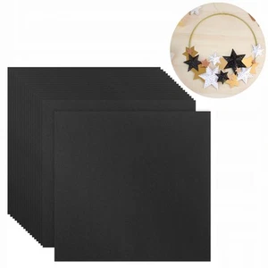 Carta artigianale nera 30x30 cm 230 g/m² 50 pz cartone scrapbooking - Foto 1 di 7
