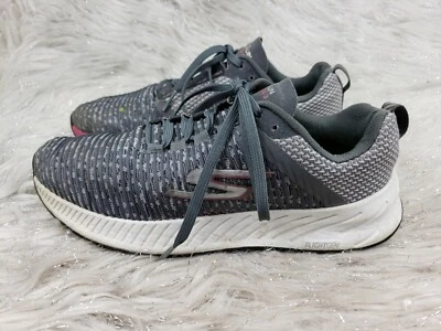 SKECHERS Go Run Forza 3 Style 15206 Charcoal Pink Sneakers Size 6.5 / 36.5 - Image 1 of 4