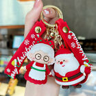 Santa Keychain Cartoon Claus Key Ring Christmas Phone Backpack Purse Pendant